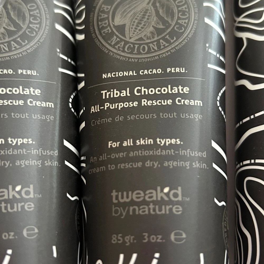Tweak’d Tribal Chocolate All-Purpose Rescue Cream TRIO | 3 oz. each | SEALED